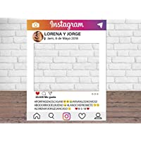 Photocall Instagram Personalizado Eventos o Celebraciones puntuales | Medidas 100x80cm | Ventanas Troqueladas…